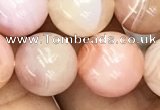 CAA3535 15.5 inches 12mm round pink botswana agate beads