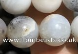 CAA3578 15.5 inches 10mm round parral dendrite agate beads