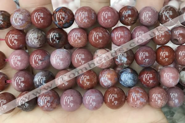 CAA3624 15.5 inches 12mm round Portuguese agate beads wholesale