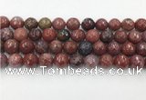 CAA3632 15.5 inches 12mm faceted round Portuguese agate beads