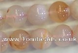 CAA3643 15.5 inches 6mm round sakura agate beads wholesale