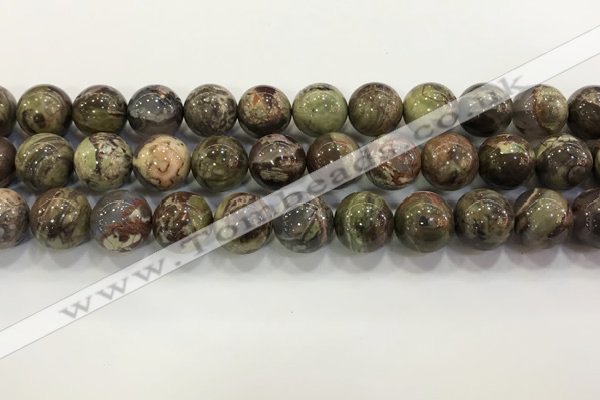 CAA3704 15.5 inches 16mm round rainforest agate beads wholesale