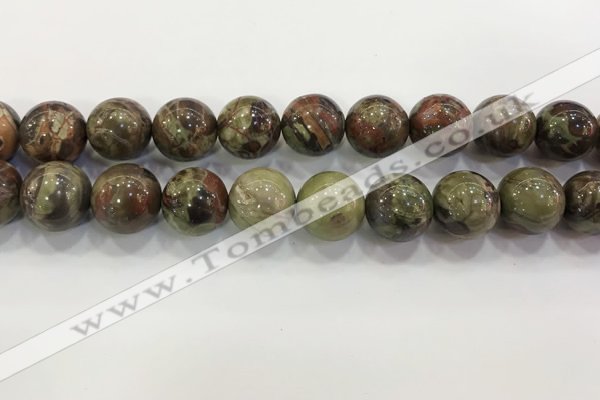 CAA3705 15.5 inches 18mm round rainforest agate beads wholesale