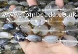 CAA3741 15.5 inches 18*25mm oval Montana agate beads wholesale
