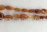 CAA3810 15.5 inches 13*18mm - 15*20mm faceted freeform red agate beads