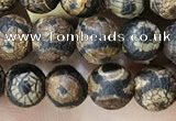 CAA3848 15 inches 6mm round tibetan agate beads wholesale