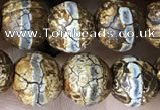 CAA3872 15 inches 8mm round tibetan agate beads wholesale