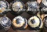 CAA3885 15 inches 8mm round tibetan agate beads wholesale