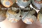 CAA3904 15 inches 10mm round tibetan agate beads wholesale