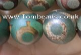 CAA3908 15 inches 10mm round tibetan agate beads wholesale