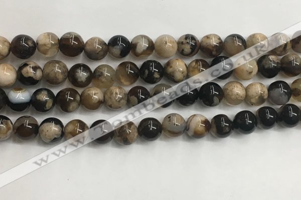 CAA3970 15.5 inches 6mm round sakura agate gemstone beads