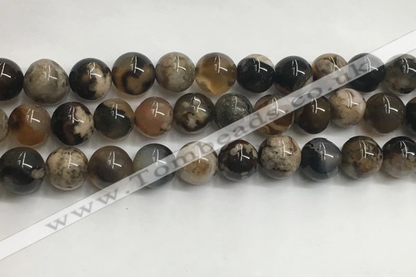CAA3972 15.5 inches 10mm round sakura agate gemstone beads