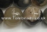 CAA3973 15.5 inches 12mm round sakura agate gemstone beads