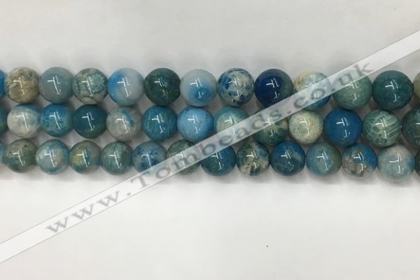 CAA3979 15.5 inches 10mm round chrysanthemum agate beads