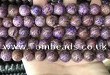 CAA4004 15.5 inches 12mm round purple crazy lace agate beads