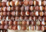 CAA4028 15.5 inches 10mm round line agate beads wholesale