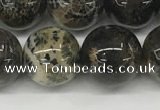 CAA4038 15.5 inches 14mm round chrysanthemum agate beads