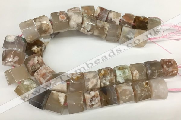 CAA4051 15.5 inches 16*18mm - 22*25mm nuggets sakura agate beads