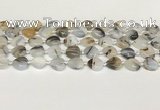 CAA4386 15.5 inches 12mm heart Montana agate beads