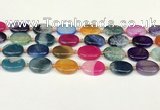 CAA4426 15.5 inches 15*20mm oval agate druzy geode beads