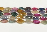 CAA4511 15.5 inches 13*20mm oval dragon veins agate beads