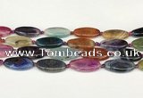 CAA4514 15.5 inches 15*30mm oval dragon veins agate beads