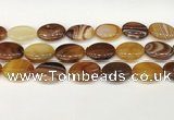 CAA4677 15.5 inches 18*25mm oval banded agate beads wholesale