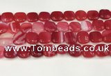 CAA4752 15.5 inches 16*16mm square banded agate beads wholesale