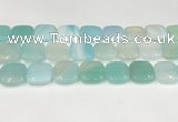 CAA4761 15.5 inches 18*18mm square banded agate beads wholesale