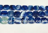 CAA4770 15.5 inches 20*20mm square banded agate beads wholesale