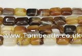 CAA4813 15.5 inches 15*20mm rectangle banded agate beads wholesale