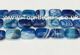 CAA4826 15.5 inches 18*25mm rectangle banded agate beads wholesale