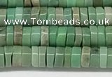 CAA4850 15.5 inches 2*4mm heishi grass agate beads wholesale