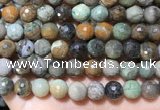 CAA4863 15.5 inches 12mm faceted round ocean agate beads