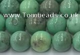 CAA4870 15.5 inches 6mm round grass agate beads wholesale