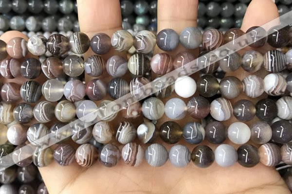 CAA4916 15.5 inches 6mm round Botswana agate beads wholesale