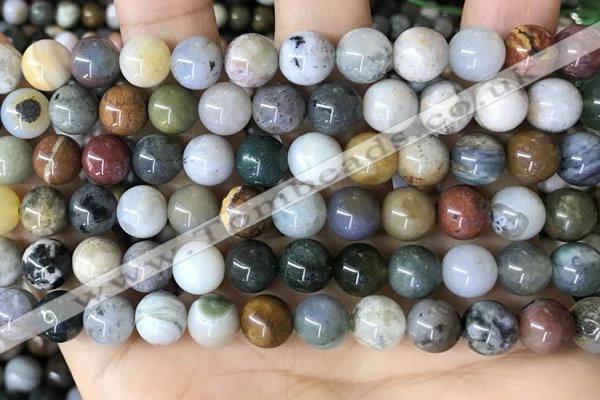 CAA4922 15.5 inches 8mm round ocean agate beads wholesale