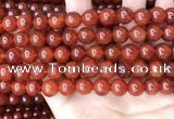 CAA4949 15.5 inches 10mm round red agate beads wholesale