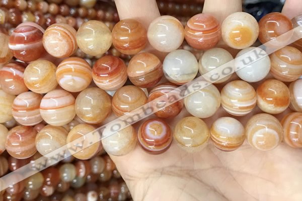 CAA4954 15.5 inches 14mm round Madagascar agate beads wholesale