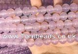 CAA5084 15.5 inches 12mm round purple agate beads wholesale