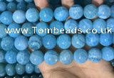 CAA5147 15.5 inches 16mm round dragon veins agate beads wholesale