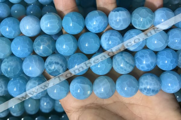CAA5147 15.5 inches 16mm round dragon veins agate beads wholesale