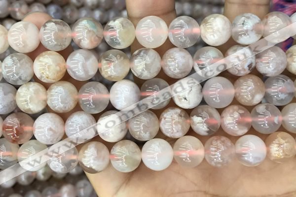 CAA5250 15.5 inches 10mm round sakura agate beads wholesale