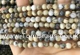 CAA5255 15.5 inches 4mm round dendrite agate beads wholesale