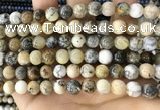 CAA5257 15.5 inches 8mm round dendrite agate beads wholesale