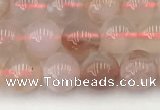 CAA5285 15.5 inches 6mm round natural sakura agate beads