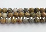 CAA5294 15.5 inches 12mm faceted round crazy lace agate beads wholesale