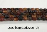 CAA5350 15.5 inches 10*14mm drum agate gemstone beads