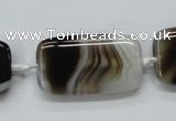 CAA536 15.5 inches 20*35mm rectangle madagascar agate beads