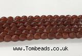 CAA5364 15.5 inches 8*12mm twisted rice agate gemstone beads